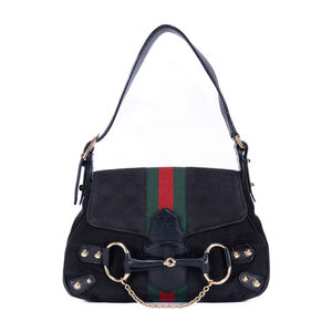 Gucci Horsebit Chain Web Flap